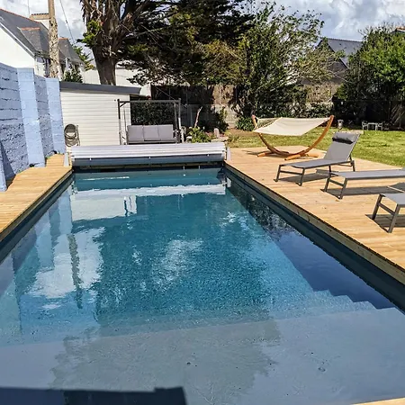 Ty Glaz- Piscine Prive Chauffe Securise -plage 700m Guilvinec